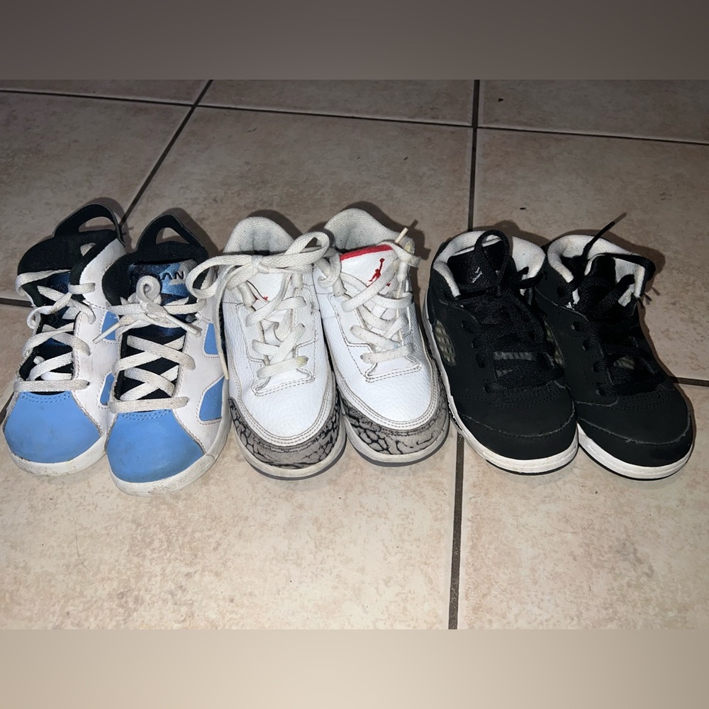 Lot of 3 - Toddler 8c Jordans